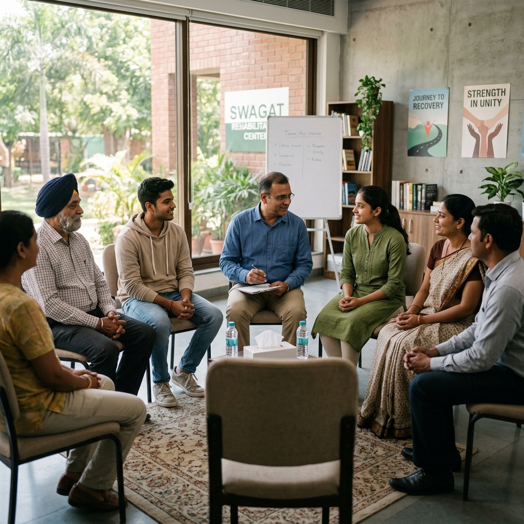 Group Therapy Session in India
